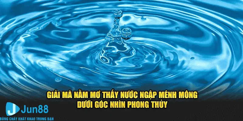 Giải mã nằm mơ thấy nước ngập mênh mông dưới góc phong thủy